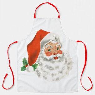 Tablier Rétro Vintage Jolly Santa Claus de Christmas