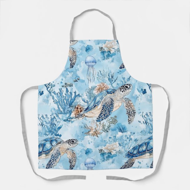 Tablier Rêves sous la mer (Recto)