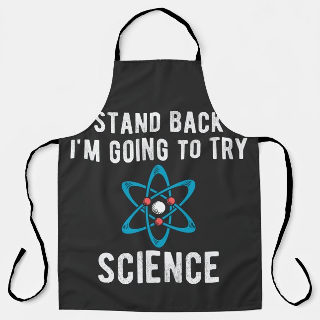 Tablier Reviens-toi, je vais essayer la science (Recto)