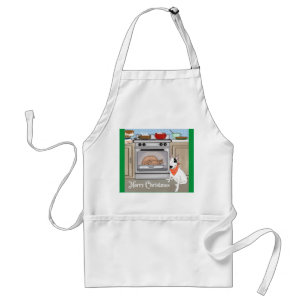 Tablier Rex La TV Terrier Christmas Apron