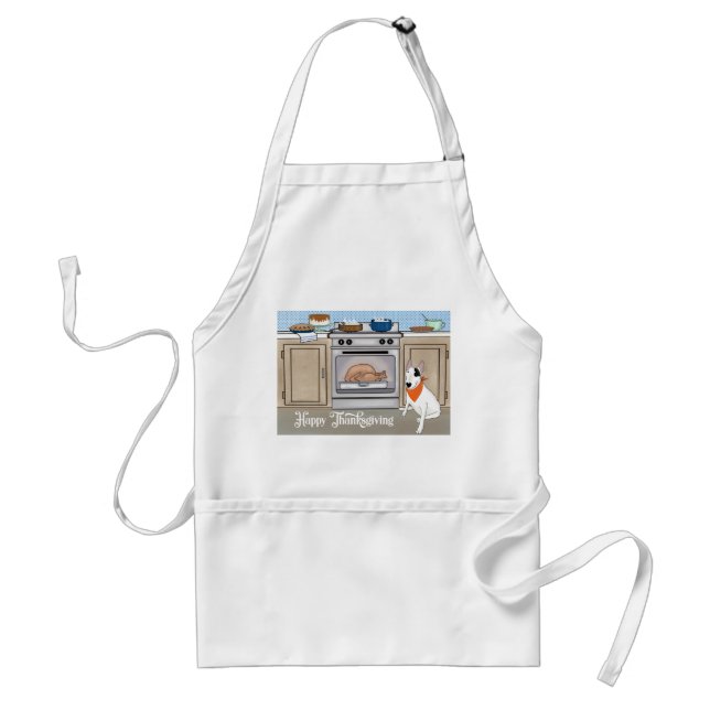 Tablier Rex La TV Terrier Thanksgiving Apron (Devant)