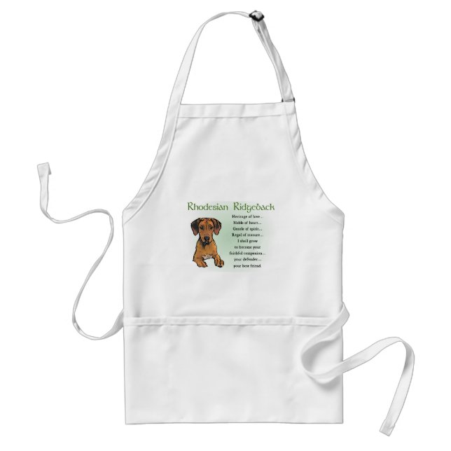 Tablier Rhodesian Ridgeback Cadeaux (Devant)