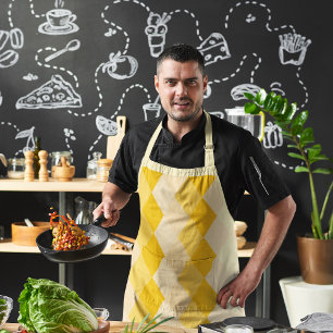 Tablier Rhombus jaune