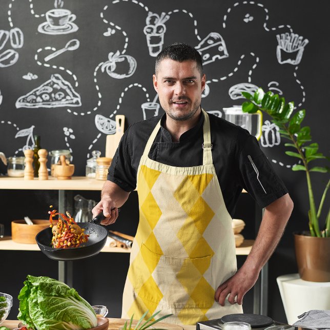 Tablier Rhombus jaune (Créateur téléchargé)