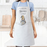 Tablier Rien De Comme La Cuisine Gnome<br><div class="desc">Tablier personnalisé avec un pouce vers le haut Gnome et les mots "rien comme la cuisine Gnome" ou tout message que vous choisissez. Super idée cadeau de Noël de vacances ou créer pour vous-même.</div>
