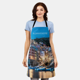 Tablier Riomaggiore Cinque Terre La Spezia Italie Panorama