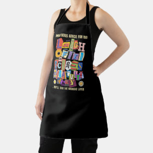 Tablier Rire Souvent - Typographie Positive Conception de