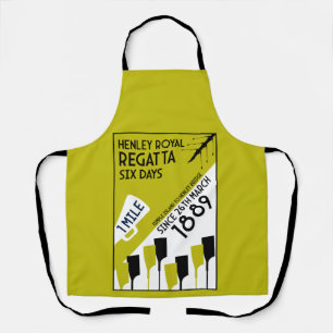 Tablier Rivière Thames Regatta - Vintage Retro Style Rowin