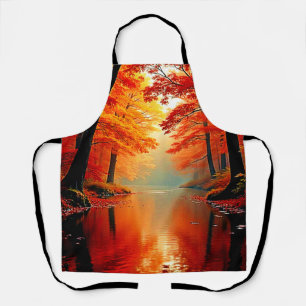 Tablier Rivière Vibrante de l'automne Gold Design