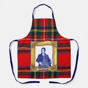 Tablier Robert Burns Supper Royal Stewart Plaid Jan 25