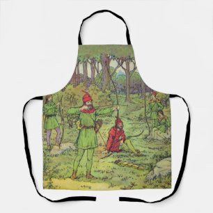 Tablier Robin des Bois dans la forêt