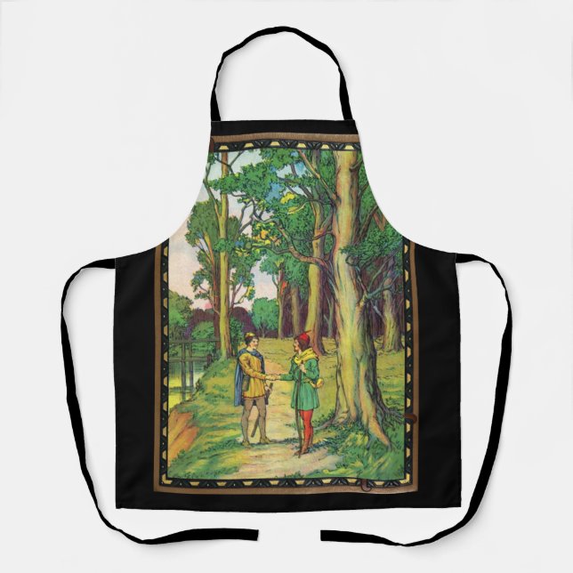 Tablier Robin des Bois et Petit Jean (Recto)
