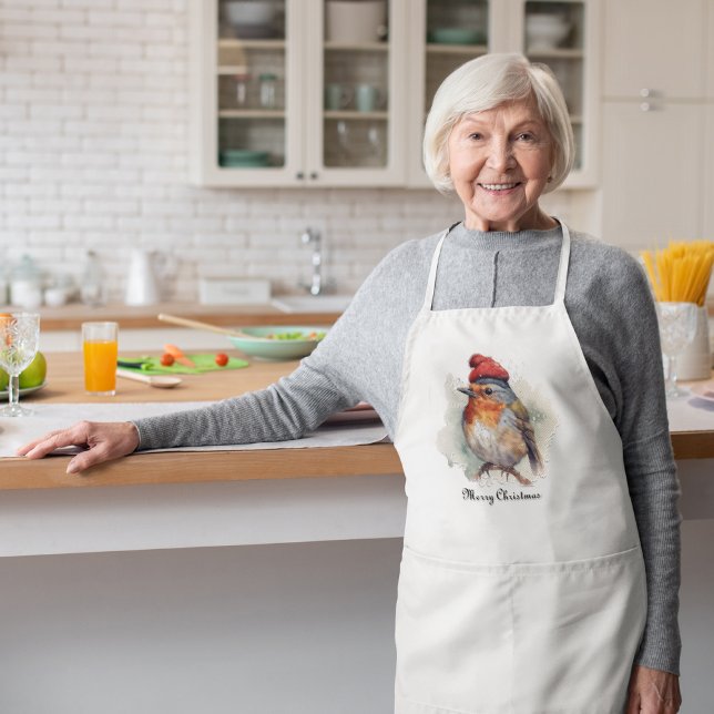 Tablier Robin Winter Delight, sur mesure (Créateur téléchargé)