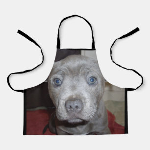 Tablier Robot bleu, Apon d'impression intégrale pour enfan