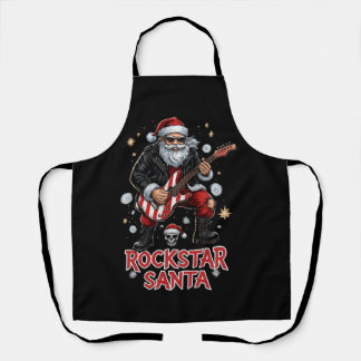 Tablier Rockstar Santa Apron