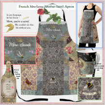 Tablier Rococo "Mère-Sainte" français