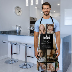 Tablier Roi de la cuisine Photo Collage d'aire