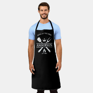 Tablier Roi du grill BBQ personnalisé