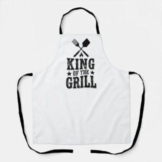 Tablier Roi du Grill Maître BBQ Personnalisé
