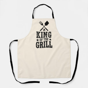 Tablier Roi du Grill Maître BBQ Personnalisé