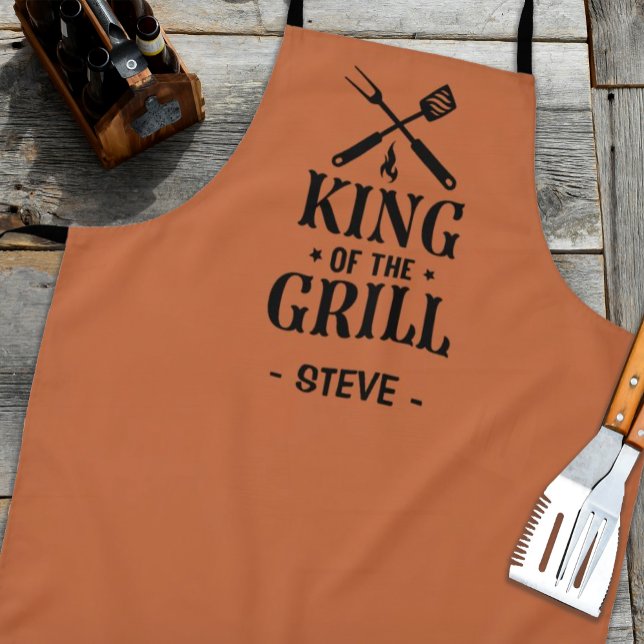 Tablier Roi du Grill Personalisé BBQ (Créateur téléchargé)