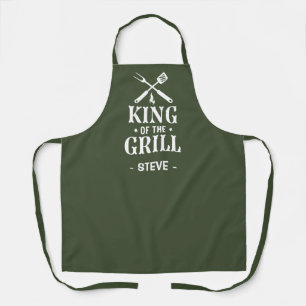 Tablier Roi du Grill Personalisé BBQ