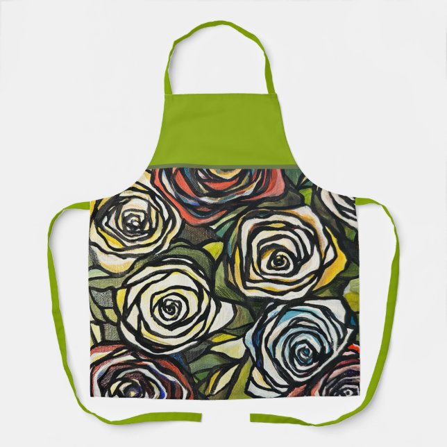 Tablier Rose animé (Recto)