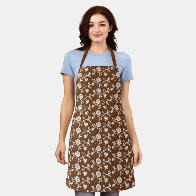 Tablier Rose Apron (Porté)
