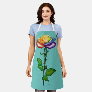 Tablier Rose arc-en-ciel