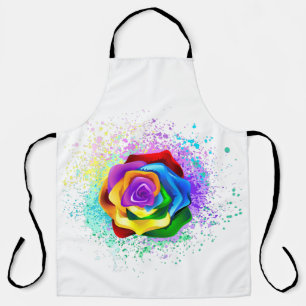 Tablier Rose arc-en-ciel coloré