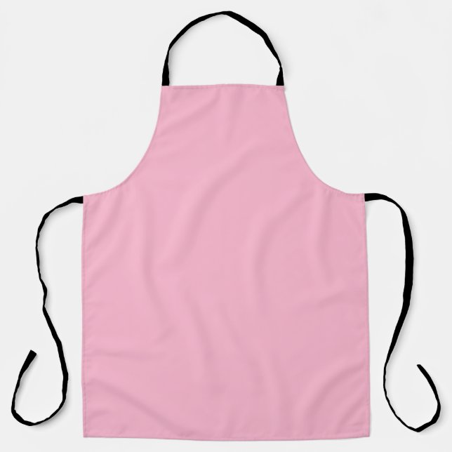 Tablier Rose bébé couleur unie (Recto)