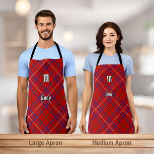 Tablier Rose de clan Tartan