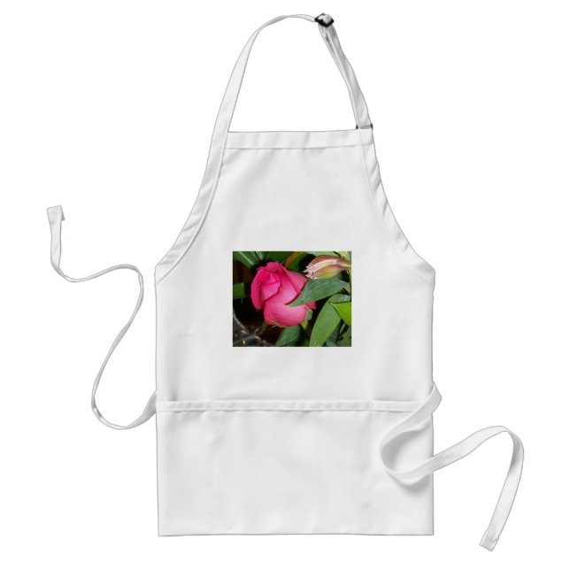 Tablier Rose de la mariée (Devant)