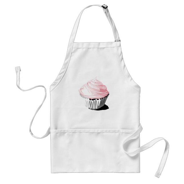 Tablier rose de petit gâteau (Devant)