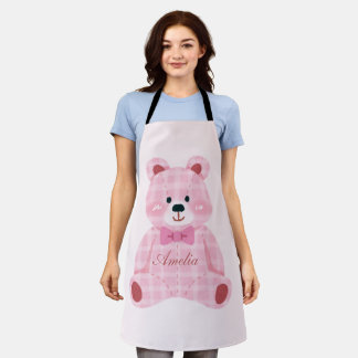 Tablier Rose En vichy Teddy