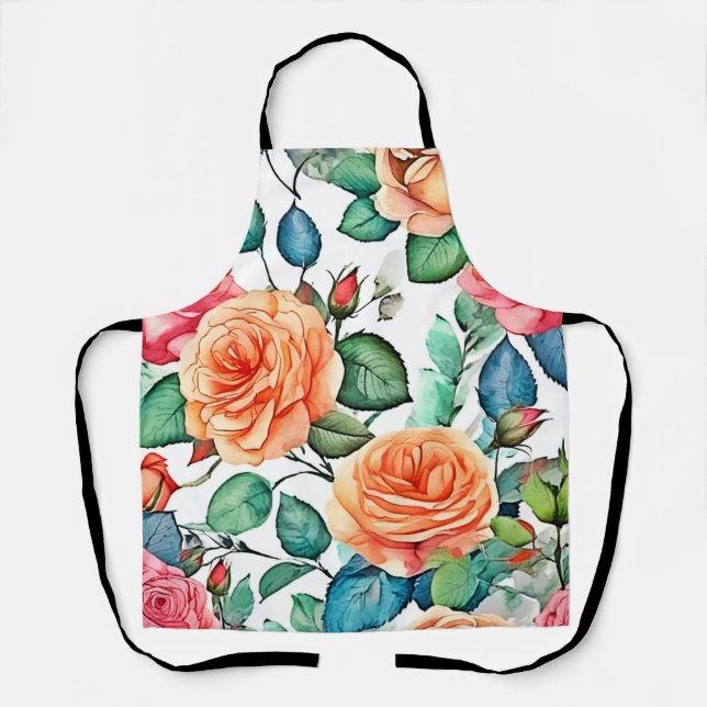 Tablier Rose Garden Bloom Design (Recto)