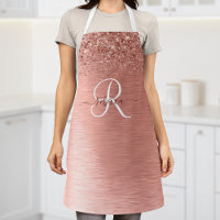 Rose Gold brossé Parties scintillant métallique No