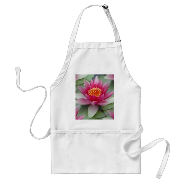 Tablier Rose Lotus Water Lily (Devant)