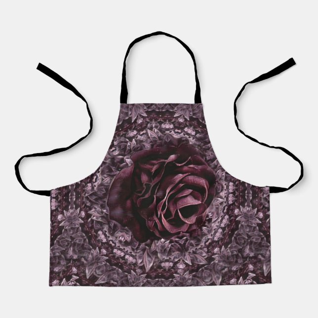 Tablier Rose Mandala (Recto)