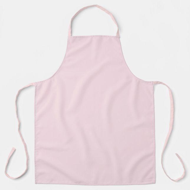 Tablier Rose pastel uni  (Recto)