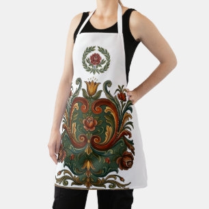 Tablier rosemaling