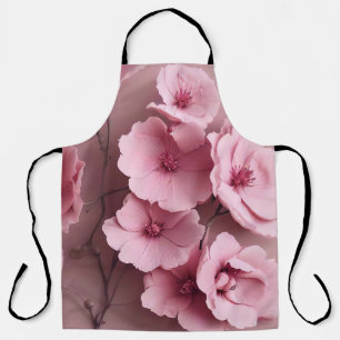 Tablier Roses à blush rose motif floral esthétique