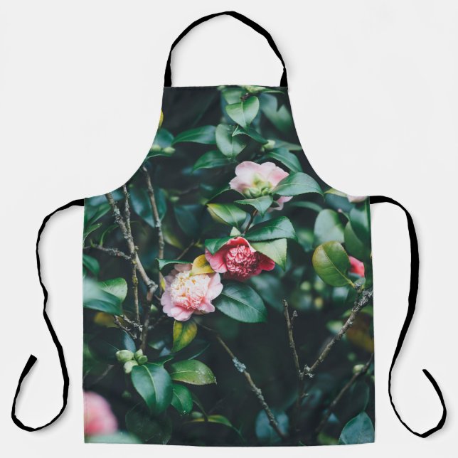 TABLIER ROSES DANS LE JARDIN (Recto)