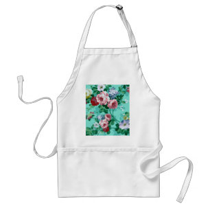 Tablier Roses et fleurs colorés