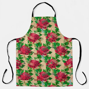Tablier Roses et libellules (modèle 16)