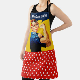Tablier Rosie la riveteuse Apron Nous pouvons le faire