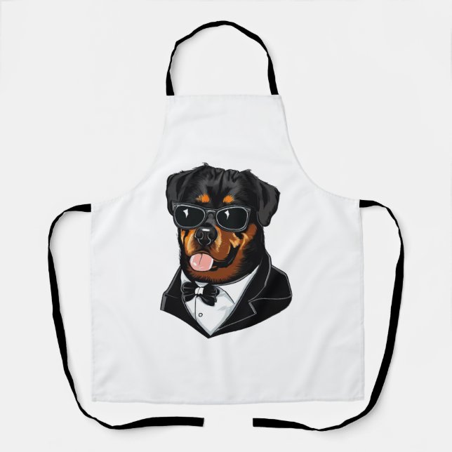 Tablier Rottweiler Le Gardien Du Corps (Recto)