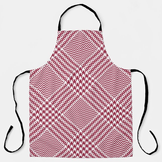 Tablier Rouge blanc cristallin Plaid : Tweeter Tartan (Recto)