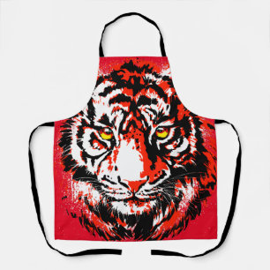 Tablier rouge réaliste