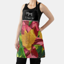 Rouge Tiger Lily floral, maman